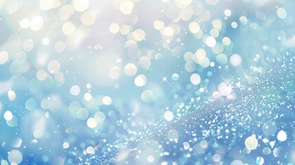 Sparkling Blue Abstract Background