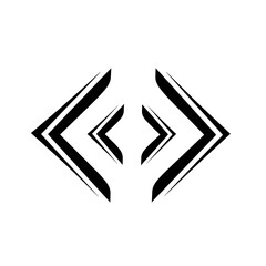 Obraz premium Dynamic black arrows form a sleek and minimalistic line interface suitable for graphic design projects or user interface elements