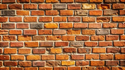 Fototapeta premium Close-up photo showcasing the rough texture of a brick wall, rough, gritty, surface, pattern, detail, roughness, brick