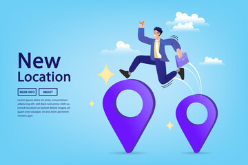 business man and team