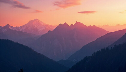 Fototapeta premium Climbers ascending a steep, snow-covered mountainside in bright gear, showcasing teamwork and extreme conditions.