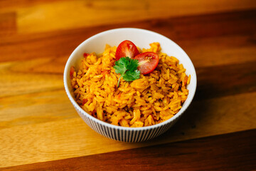 rice with shrimp
