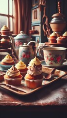 Fototapeta premium Cupcakes