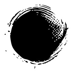 Black Brush strokes isolated on white background. Brush strokes grunge background. Vector brush stroke texture. Black ink, paint splatter.