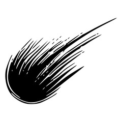 Black Brush strokes isolated on white background. Brush strokes grunge background. Vector brush stroke texture. Black ink, paint splatter.