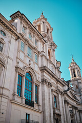 Fototapeta premium Outside of Sant'Agnese in Piazza Navona church