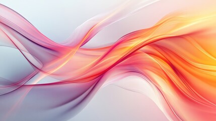 Naklejka premium Flowing abstract design representing family love and warmth, with dynamic curves on a realistic background, symbolizing unity and care