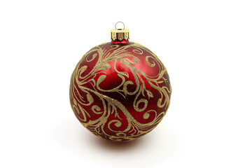 red christmas ball