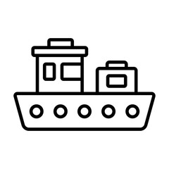 Obraz premium Boat Icon