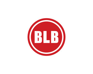 BLB Logo design vector template. BLB