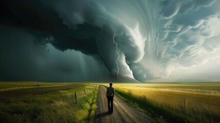 An emotional spectacle of the destructive power of a natural cataclysm, a deep perception of the elements and their impact, a fascinating look at destruction and its consequences