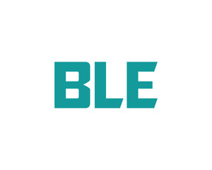 BLE logo design vector template. BLE