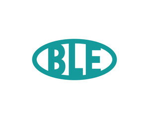 Fototapeta premium BLE logo design vector template. BLE