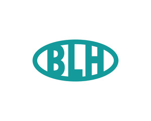 BLH logo design vector template. BLH