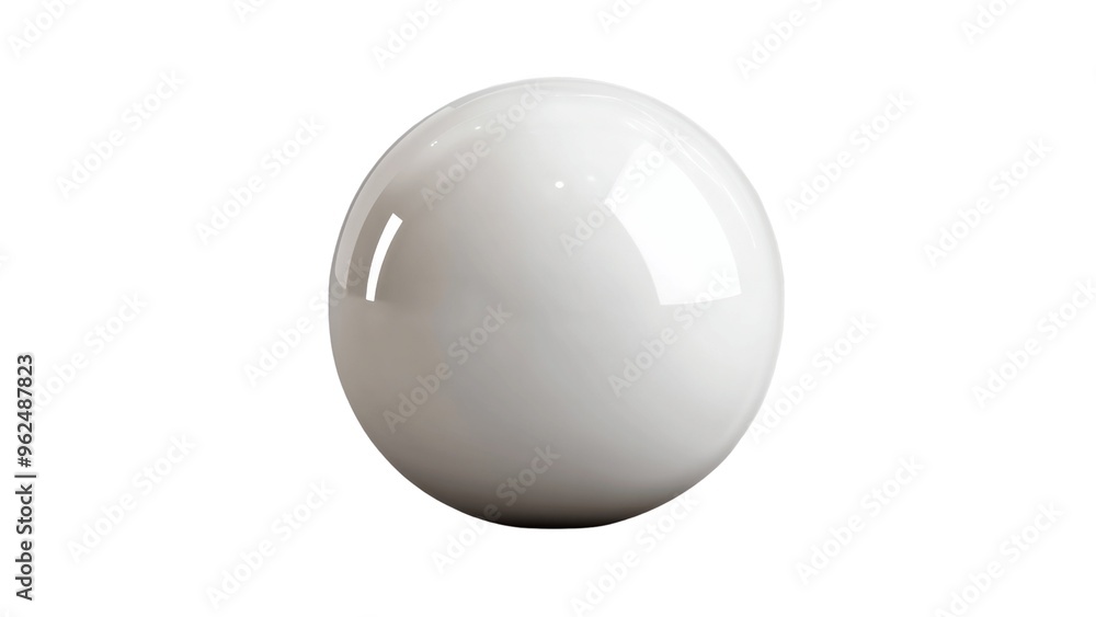Aufkleber a white object with a shiny surface