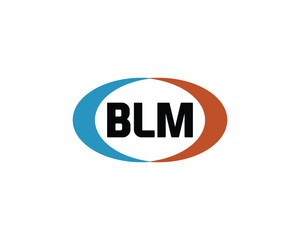 BLM Logo design vector template. BLM