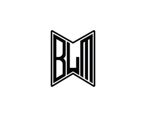 BLM Logo design vector template. BLM