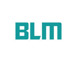 Fototapeta premium BLM Logo design vector template. BLM