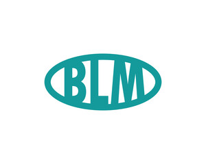 BLM Logo design vector template. BLM