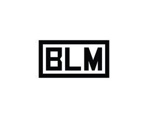 BLM Logo design vector template. BLM