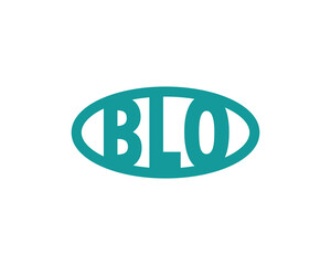 BLO logo design vector template. BLO