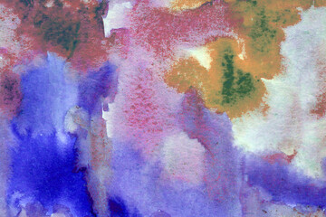 Purple green watercolor paper background texture