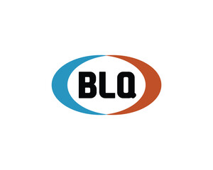BLQ logo design vector template. BLQ