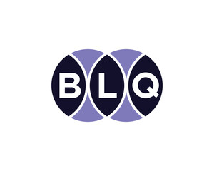 BLQ logo design vector template. BLQ