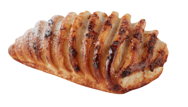 Chocolate Avalanche Croissant There are burn marks