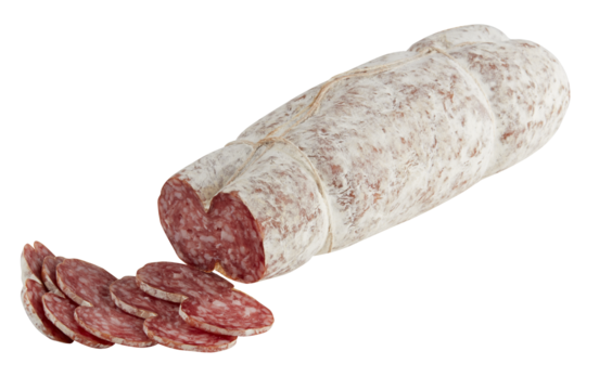 Salame, prodotto con carni suine
