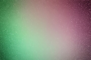 Obraz premium Sultry Pastel Green Shimmer Gradient Background with Flickering Noise Texture