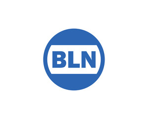 BLN Logo design vector template. BLN