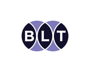 BLT Logo design vector template. BLT