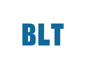 BLT Logo design vector template. BLT