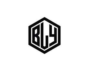BLY Logo design vector template. BLY