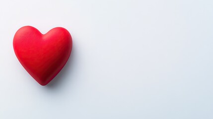 Obraz premium Minimalist Heart Decoration on background