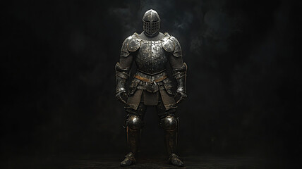 Fototapeta premium Knight in Full Armor