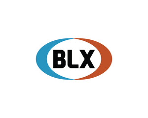 BLX logo design vector template. BLX