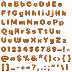 Decorative Alphabet and Numbers Set