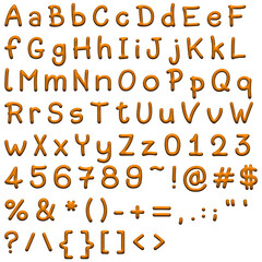 Decorative Alphabet and Numbers Set
