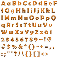 Decorative Alphabet and Numbers Set