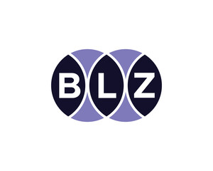BLZ logo design vector template. BLZ
