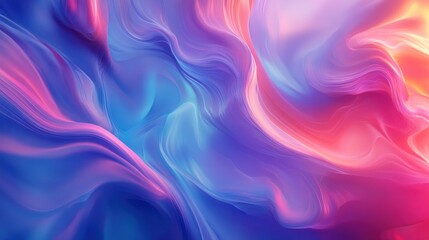 Abstract Swirling Purple, Blue, and Pink Background