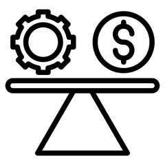 Cost Benefit Analysis icon