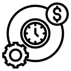 time is money icon