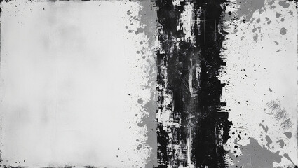 Texture of white paint on a black wall, graffiti, street art. Traces of paintbrush and brush