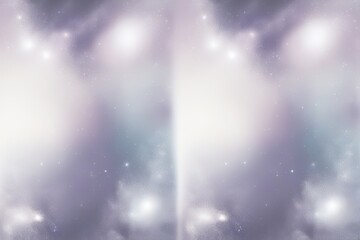 Fototapeta premium Ethereal Lavender and Dusty Blue Celestial Gradient Pattern with Shimmering Texture