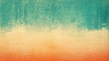 Fototapeta premium Abstract Watercolor Background with Teal, Yellow, and Orange Hues