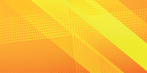 Abstract modern background gradient colors. Orange and yellow gradient with halftone effect.