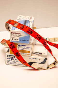 Ozempic, Victoza and Wegovy, injectable prescription weight loss medicines.
